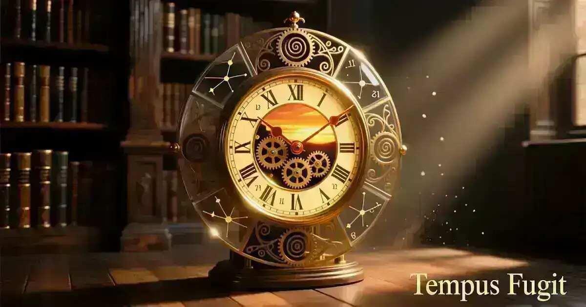 metaphor for a clock