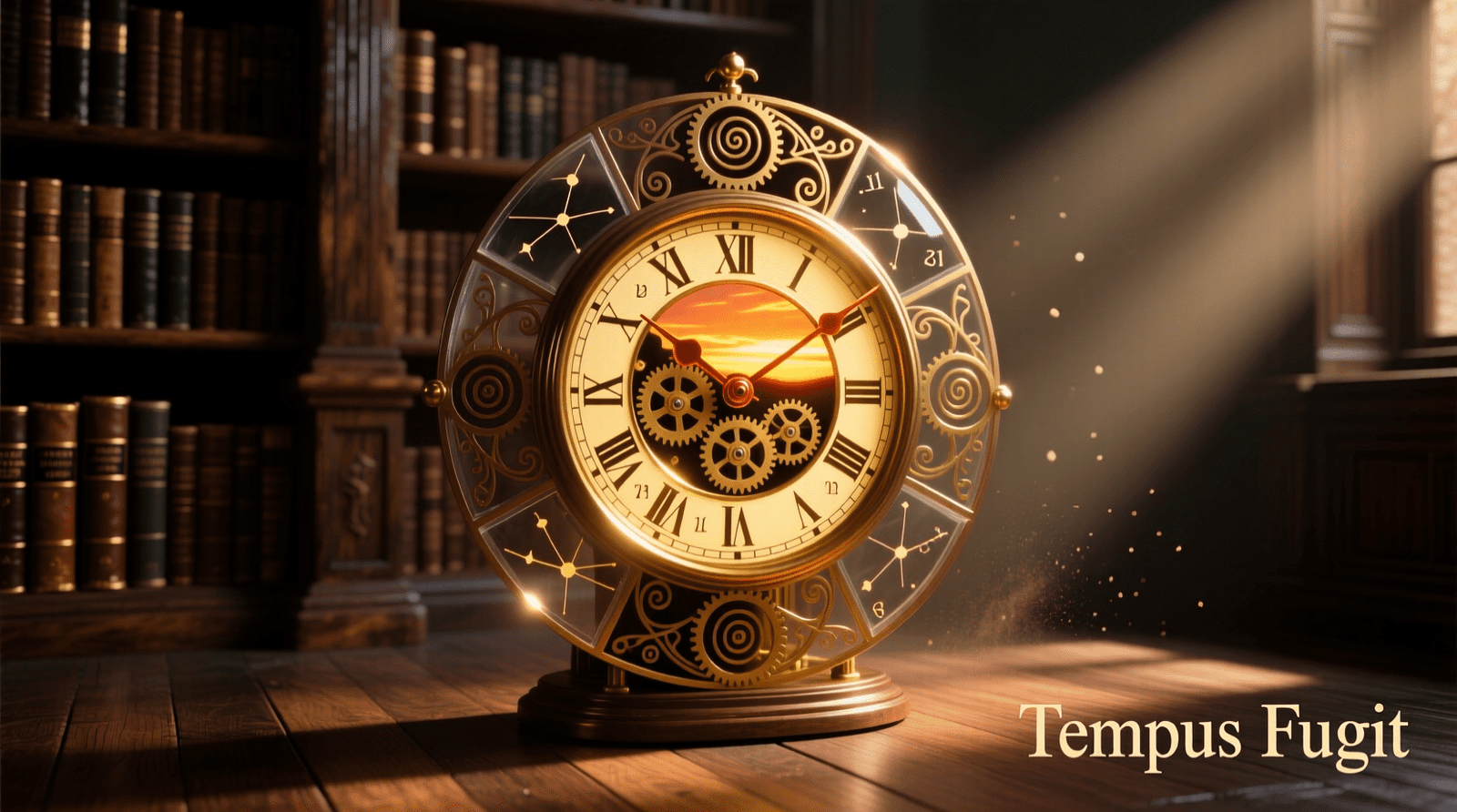 metaphor for a clock