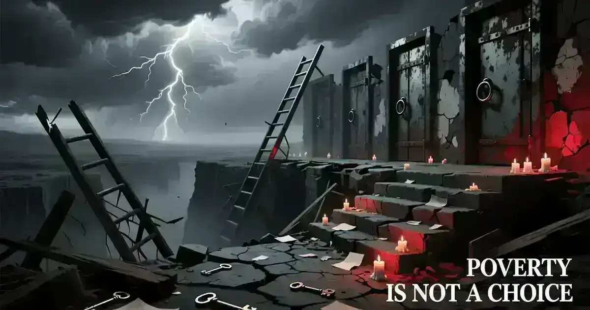 metaphor for poverty