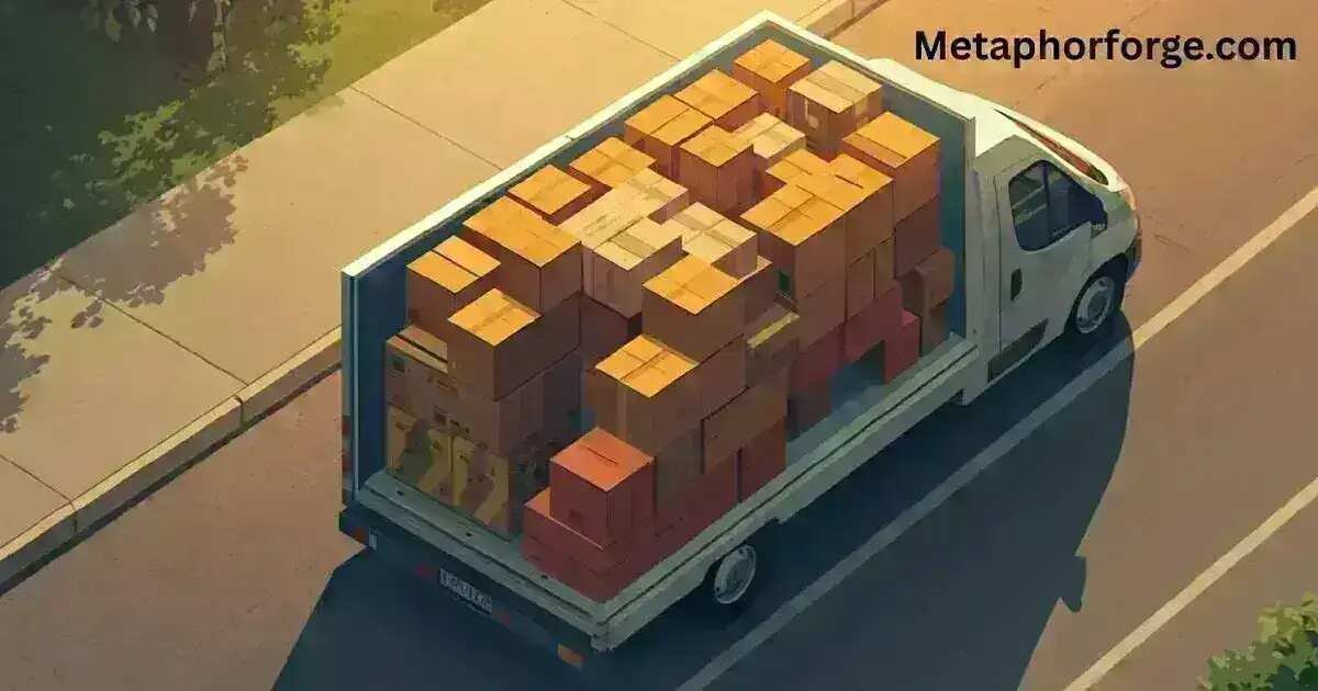 Metaphor for fitting items into a moving van