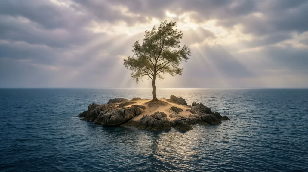 I was an island surrounded by water