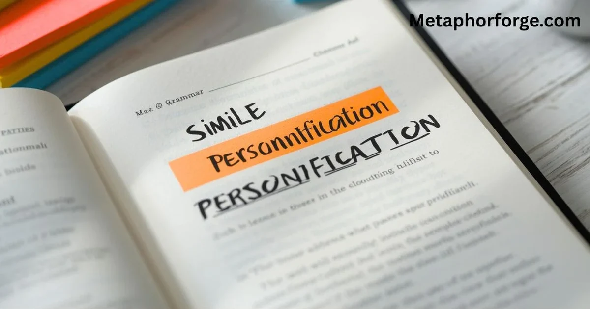 Simile Metaphor Personification