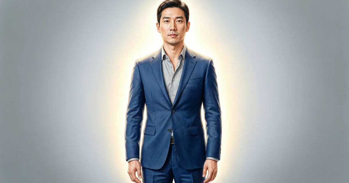 Visual representation of metaphors for confidence showing strength, light, and bold posture.