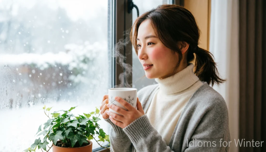 idioms for winter with meaning and examples in english