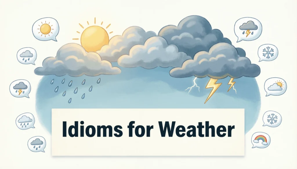 Idioms for Weather With Meanings