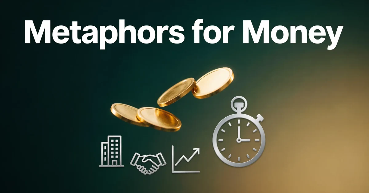 metaphors for money examples and meanings visual guide