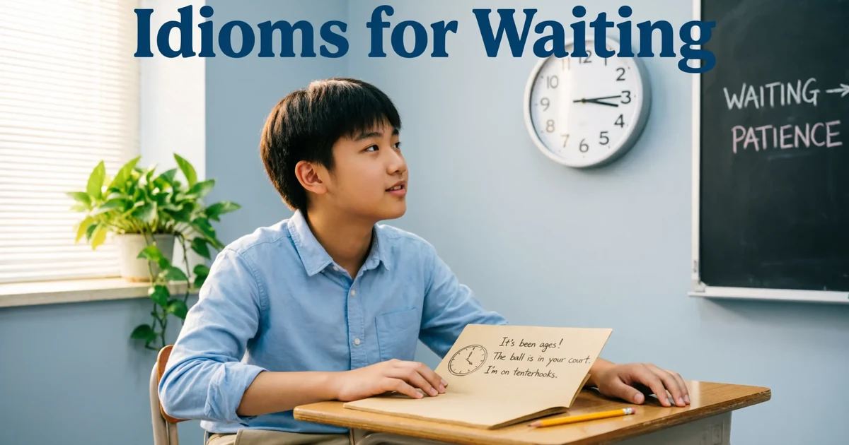 idioms for waiting
