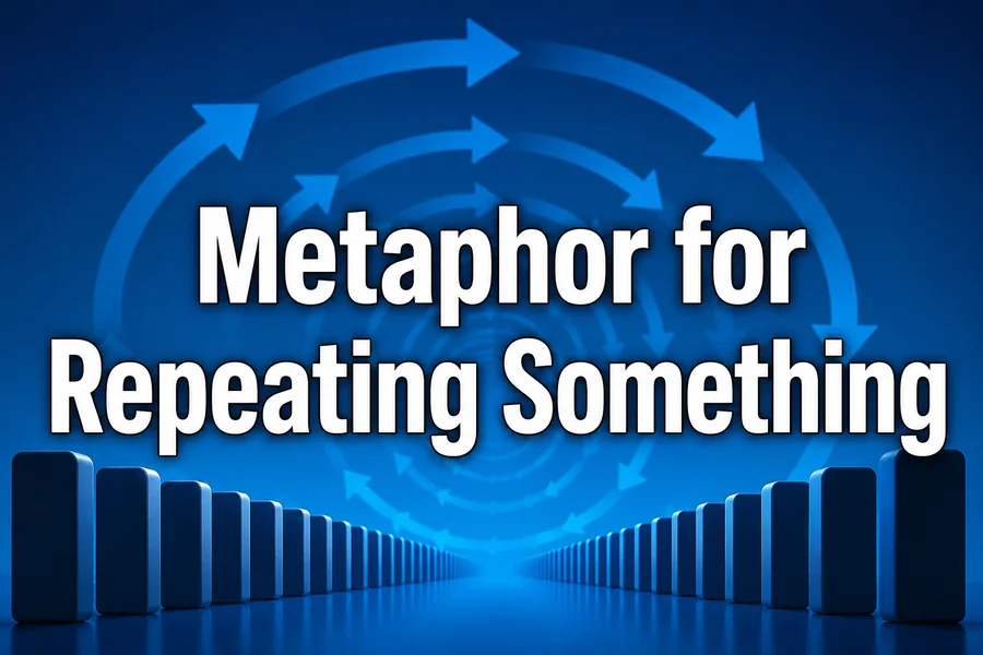 Metaphor for Repeating Something