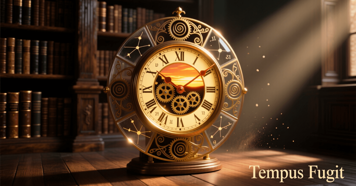 metaphor for a clock