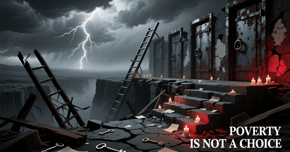 metaphor for poverty