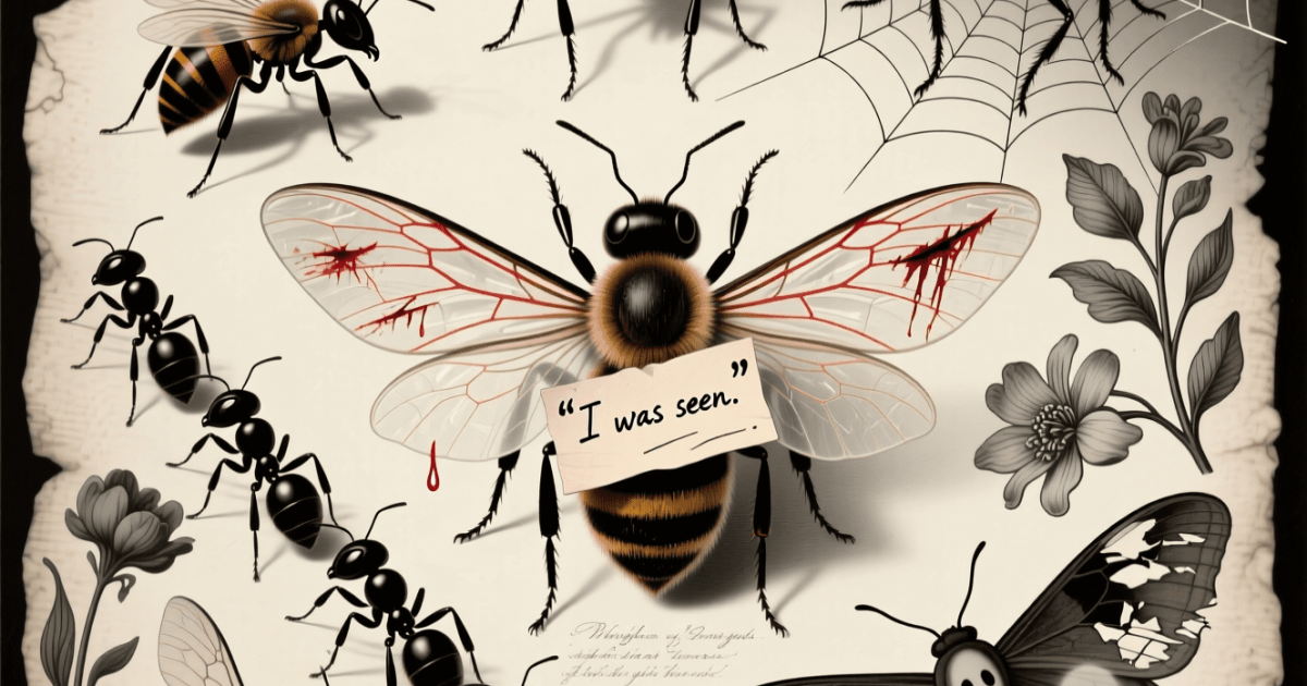 insect metaphor for shame